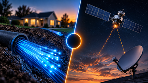 Fiber vs. Satellite Internet: Why the Way You Connect Matters